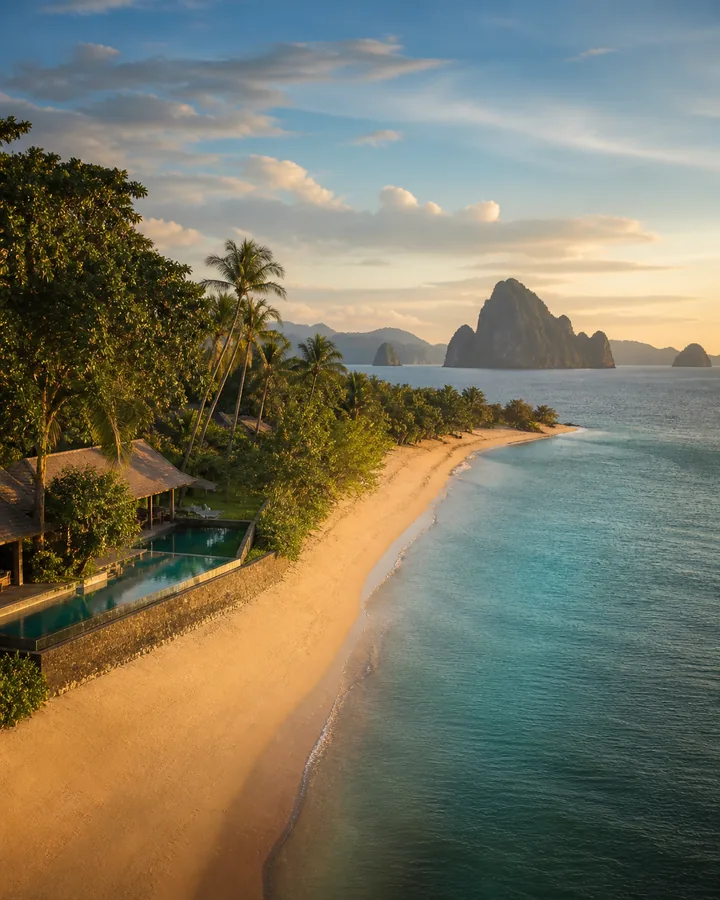 Tubkaak beach and island view in Krabi