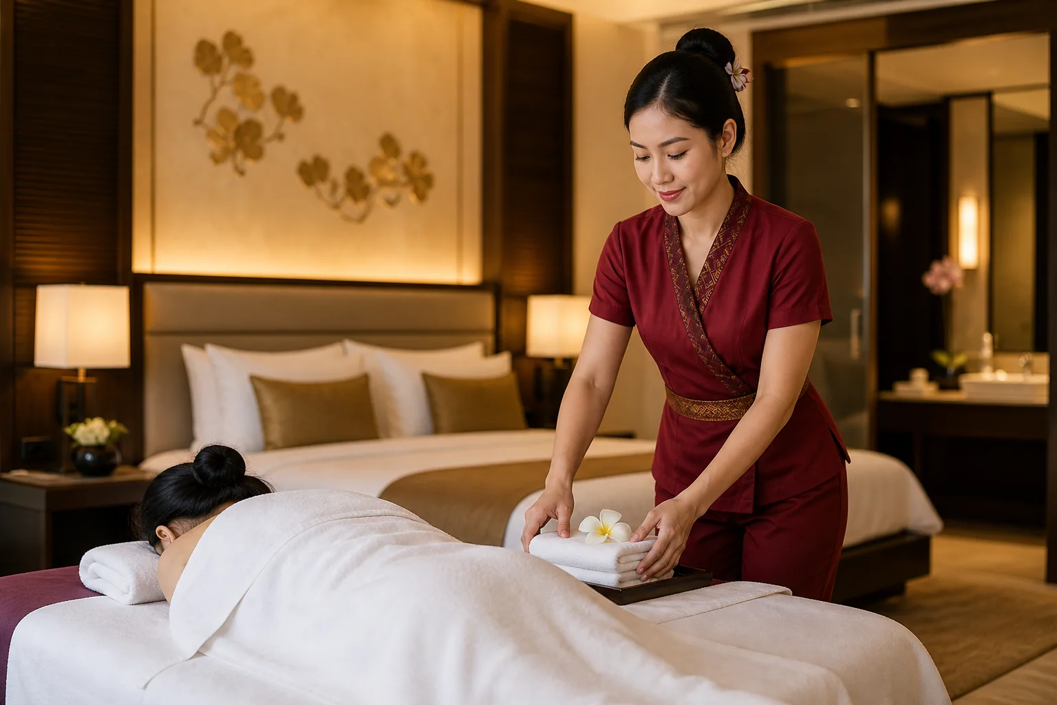 Hotel massage service in Krabi