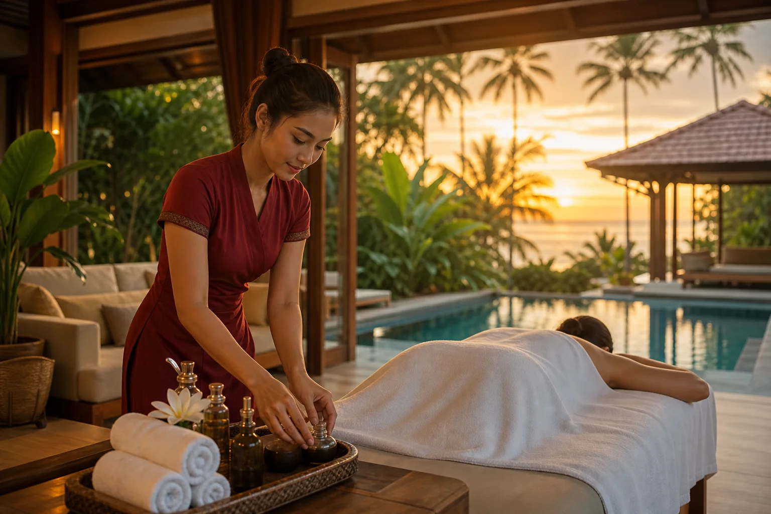 Private villa massage in Krabi