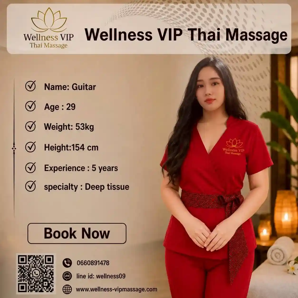 Guitar deep tissue massage therapist Phuket