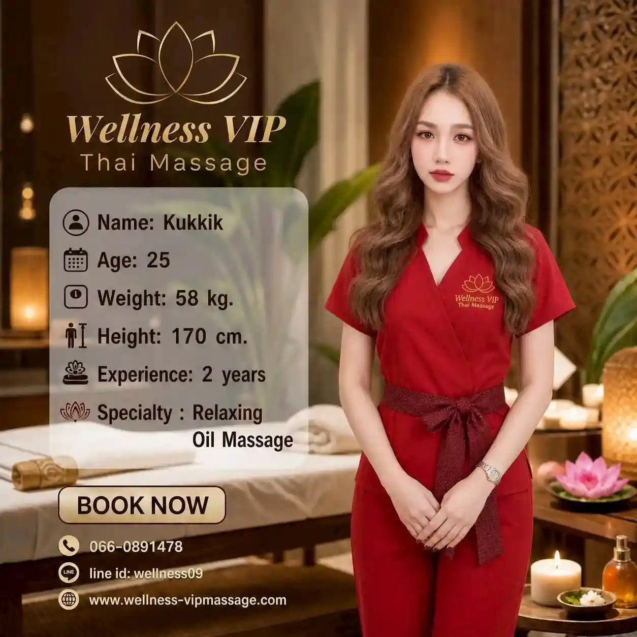 Kukkik Relaxing Oil Massage therapist Phuket