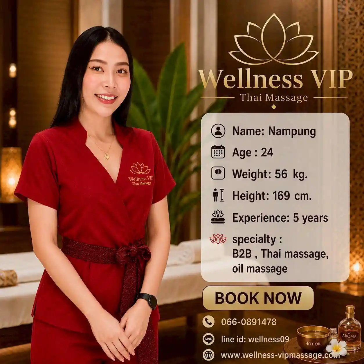 Nampung Thai / Oil Massage therapist Phuket