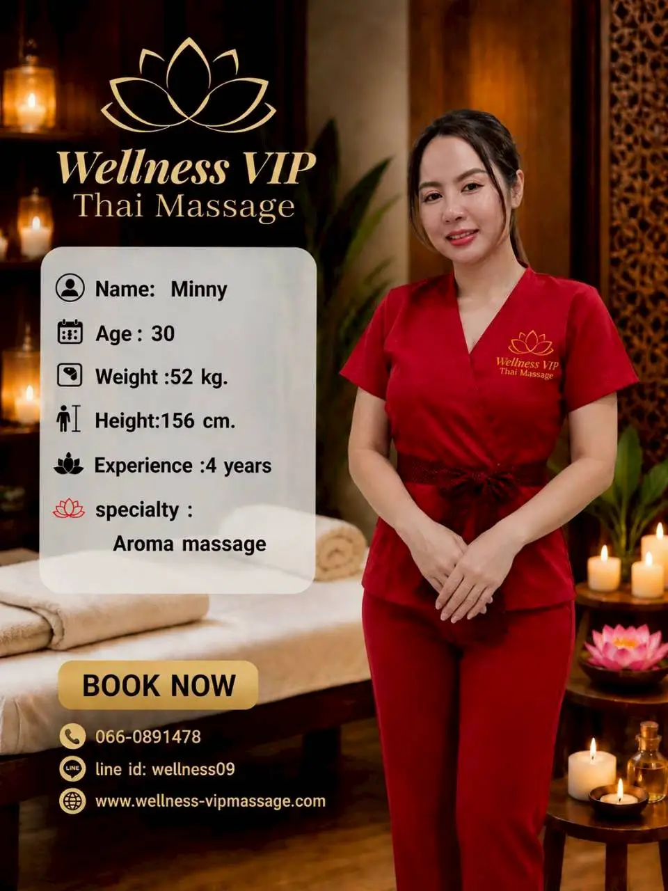 Minny Aroma Massage Therapist Bangkok